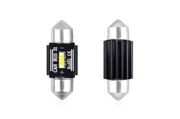 Dome - 31MM LED - CANBUS - 1860 - 1 SMD - extra fel - 12/24V - 2 stuks