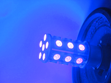 BA15S LED 13-SMD BLAUW 5050 - 24V LED lamp