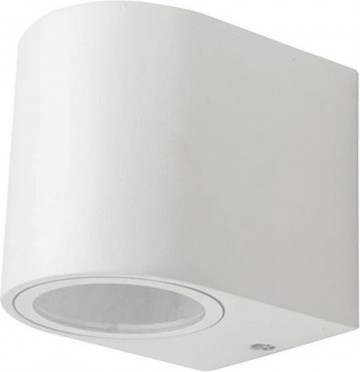 Wandlamp armatuur wit - Rond - GU10 fitting - 35W - IP44