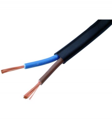 Neopreen buitenkabel - 2 x 1,00mm - Per meter