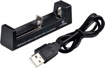 Batterij oplader - 3.7 Volt - 14500 en 18650 - USB 