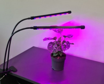 LED grow light - 2 voudig - Rood/blauw/paars - Met controller en timer