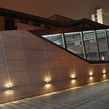 9x LED tuinpad spot - 12V - 3 watt - 36mm - complete set10