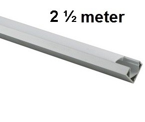 2,5 meter - 45 graden - LED Profiel - aluminium