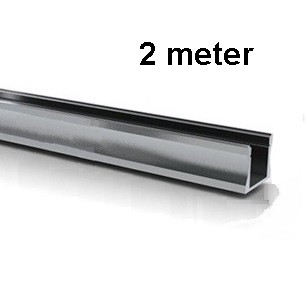 2 meter - 15mm hoog - LED Profiel - aluminium