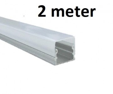 2 meter - 14mm large - LED Profiel- aluminium