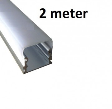 2 meter - 14mm large - LED Profiel- aluminium