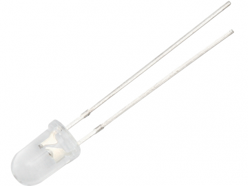 LED Diode - 5mm - Transparant warm wit - Per stuk
