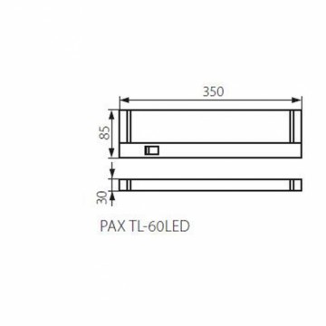 LED keuken blad verlichting - onderbouw - 35cm - Neutraal wit