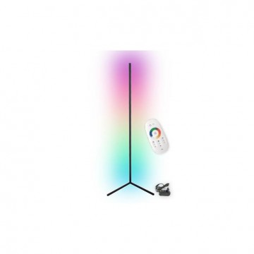 Ambient hoeklamp - RGBW digitaal - Dimbaar - 140cm - Zwart