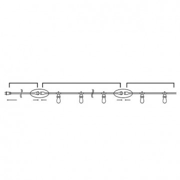 Led prikkabel - 20 lampen - 20 meter - Koppelbaar - Waterdicht - 220 Volt - Premium