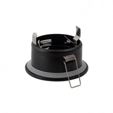 Inbouw spot GU10 - Aluminium - Rond armatuur - Met diffuser