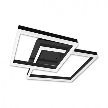 LED design plafondlamp - 70W - CCT - Met afstandsbediening - Zwart