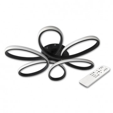 LED design plafondlamp - 77W - CCT - Met afstandsbediening - Zwart