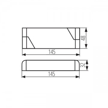 Inbouw voeding - 24 Volt - 1.25A - 0 tot 30 watt