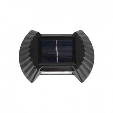 LED solar wandlamp set - Met schemersensor - Neutraal wit - 4 stuks