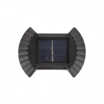 LED solar wandlamp set - Met schemersensor - Neutraal wit - 4 stuks