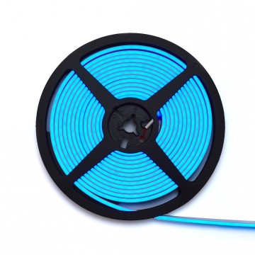 LED NEON - Blauw - 4x10mm - 140 led/m - 24V - 5 meter