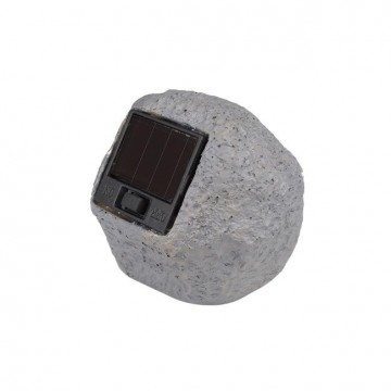 Solar tuin decoratielamp - 9cm - Koud wit - Schemersensor