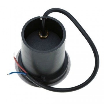 LED grondspot - tuinpad 3 kanten - 42mm - warm wit - 3W - Zwart