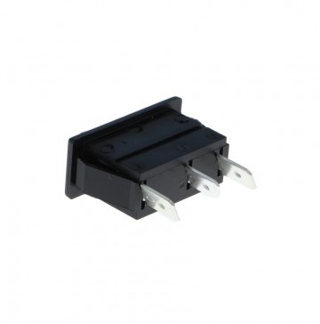Schakelaar - ON / OFF / ON - 250V - 16A - Zwart