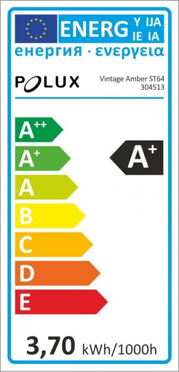 LED Vintage E27 - extra warm wit - 4W - Dimbaar - 320 lumen - ST64
