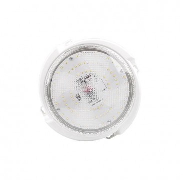 Solar LED plafondlamp - 120W - Koud wit - Met zonnepaneel