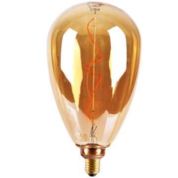 E27 LED filament - S173 - 260 lumen - Extra warm wit - Premium vintage