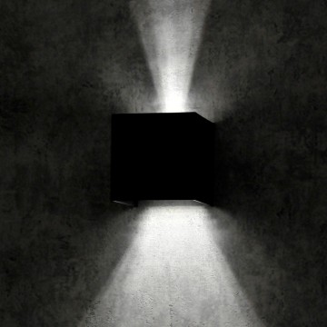 LED gevellamp G9 - 5W - Zwart