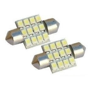 31mm 12 LED C5W SMD auto interieur dome lamp