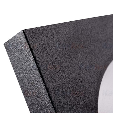 Inbouw spot GU10 + MR16 - Aluminium - IP44 - Vierkant armatuur - Zwart