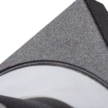 Inbouw spot GU10 + MR16 - Aluminium - IP44 - Vierkant armatuur - Zwart