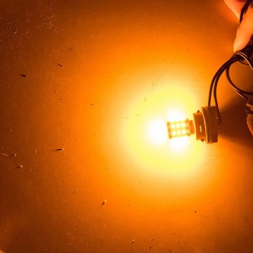 ORANJE - BA15S - LED - 33 SMD - 2835 - 12V