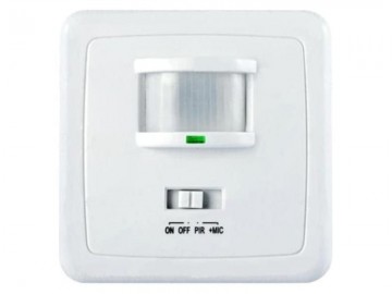 Beweging + geluid sensor - inbouw - 230V