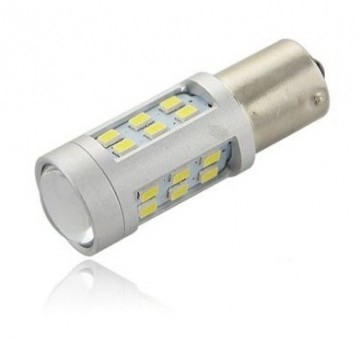 BAY15S LED 21-SMD 3535 - 12V LED lamp WIT