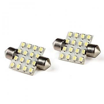 36mm 16 LED SMD auto interieur dome lamp