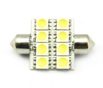 36mm 8 LED C5W SMD auto interieur dome lamp