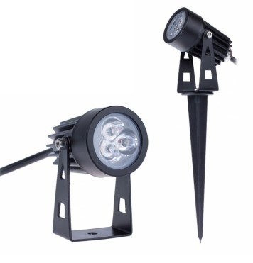 5x LED grond spot - 12V - 3 watt - complete set 2