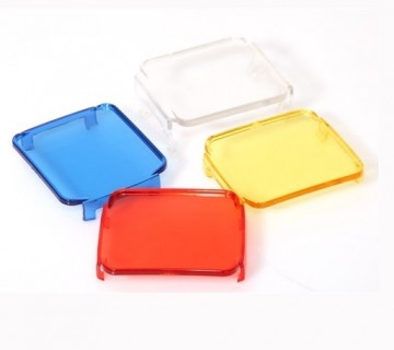 LED SPOT - 12W  - 3 LED - WIT incl. 4 filters - OFF-ROAD