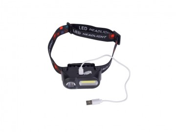 42115kamar led ladowalna latarka czolowa 1w 3w  250lm  1200mah  8 trybow  la010611