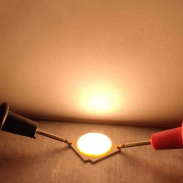 LED COB chip - 12V - Warm wit - 17mm - 10W