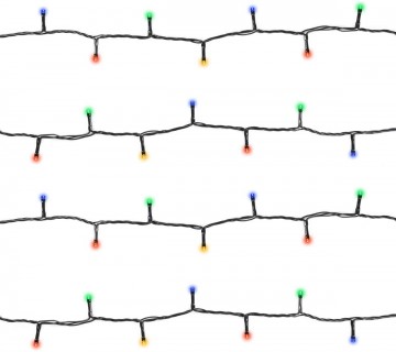 LED lichtketting kerst - 25 meter - RGB - 360 leds