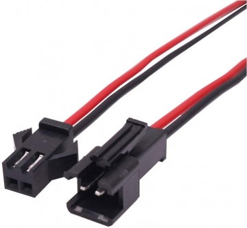 JST kabel connector - 2 aderig - Male + female