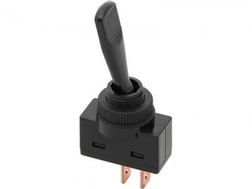 SCHAKELAAR - ON/OFF - 12V 20A - ZWART