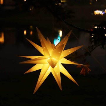 LED kerstster 3D - warm wit - 60cm