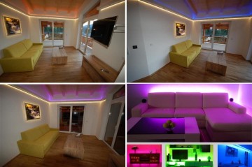 10 meter led strip - RGB - Complete set - inkortbaar