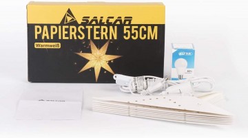 LED kerstster - 55cm - Warm wit