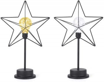 LED kerstster lamp - 38cm - usb en batterij