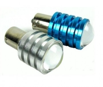 BA15S LED 7 watt CREE - 12V interieur lamp wit