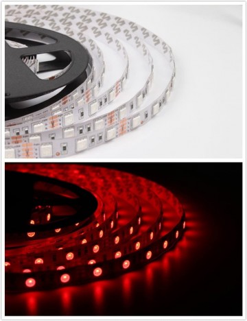5 meter led strip - RGB - Complete set - inkortbaar